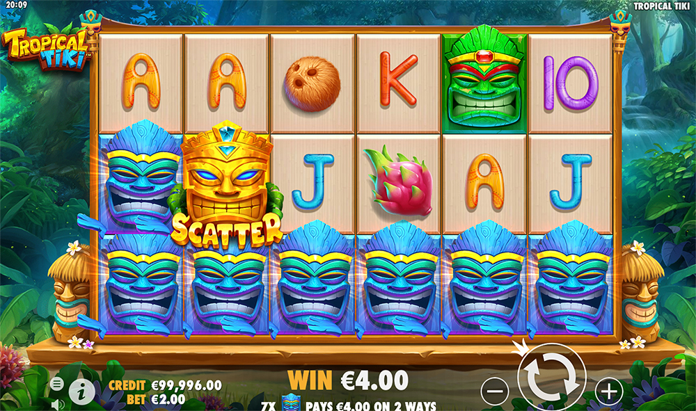 tropical tiki slot jackpot casinochecken