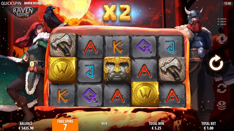 raven rising slot free spins casinochecken