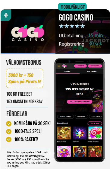 Spins på Pirots 5 och Free Bet hos GoGo